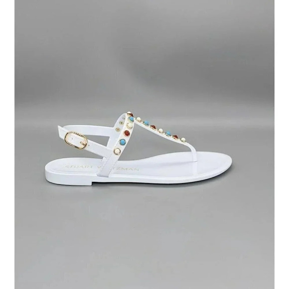 NIB STUART WEITZMAN Women's Charm Strap Slingback Jelly Sandals Size 5 MSRP $195 - Picture 2 of 8